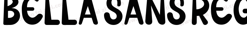 Bella Sans Regular字体转换